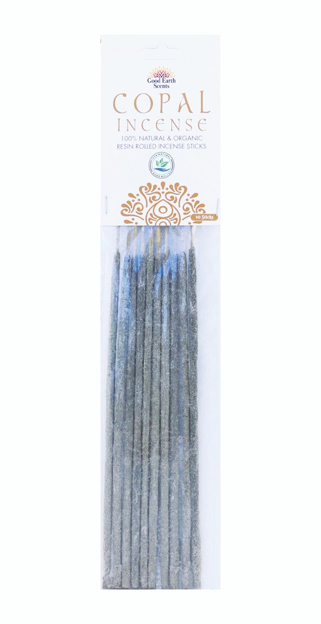 Good Earth Scents Copal Resin Rolled Incense Sticks  PK OF 12