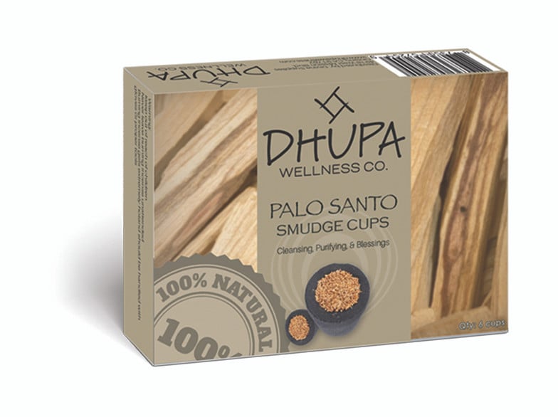 PALO SANTO INCENSE CUPS 6PC ( PACK OF 6 )
