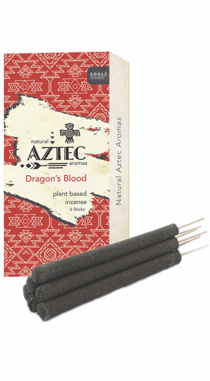 AZTEC DRAGON'S BLOOD PLANT BASED INCENSE (6 STICKS) PACK OF 6