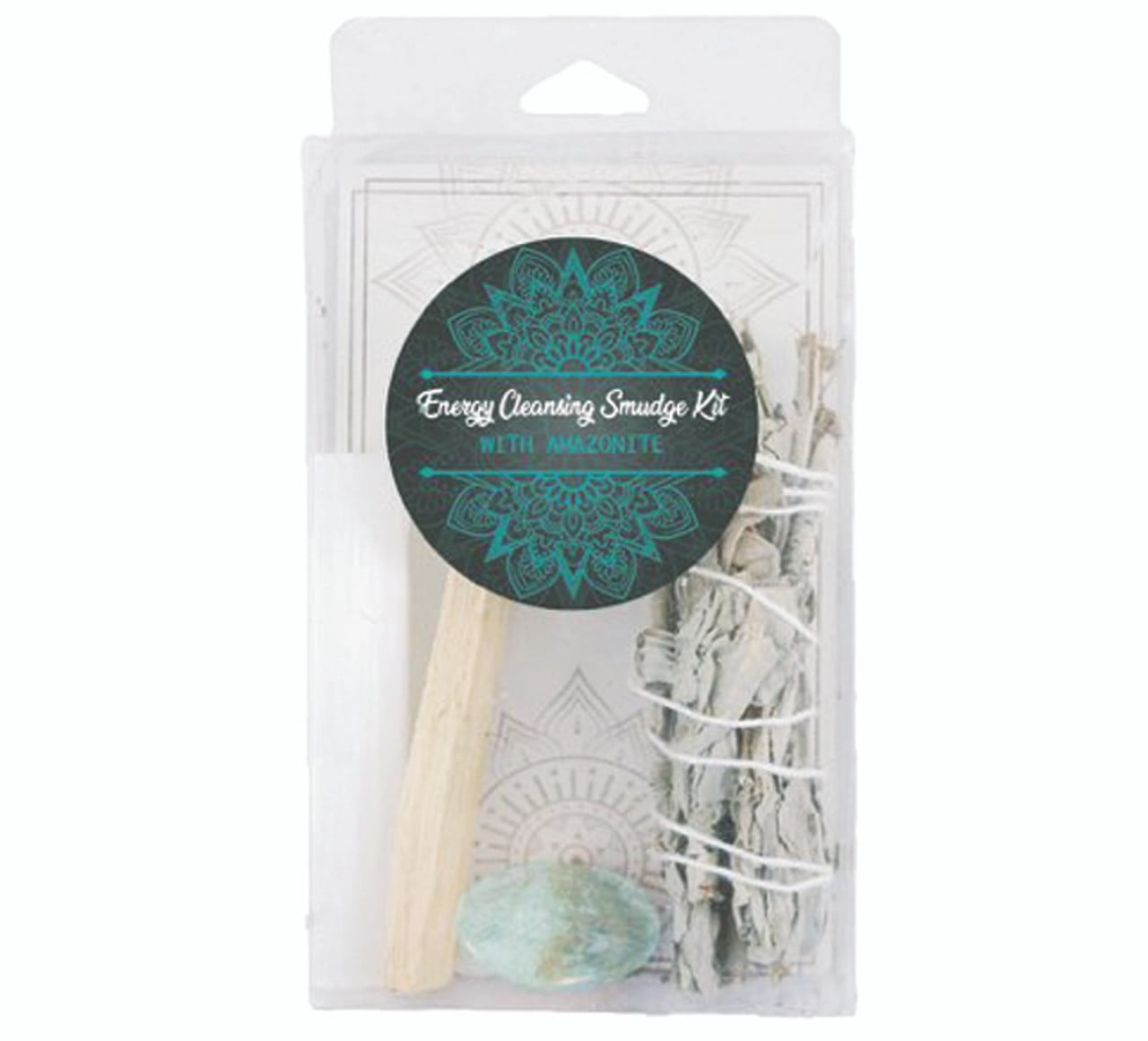 Energy Cleansing Smudge Kit with Amazonite