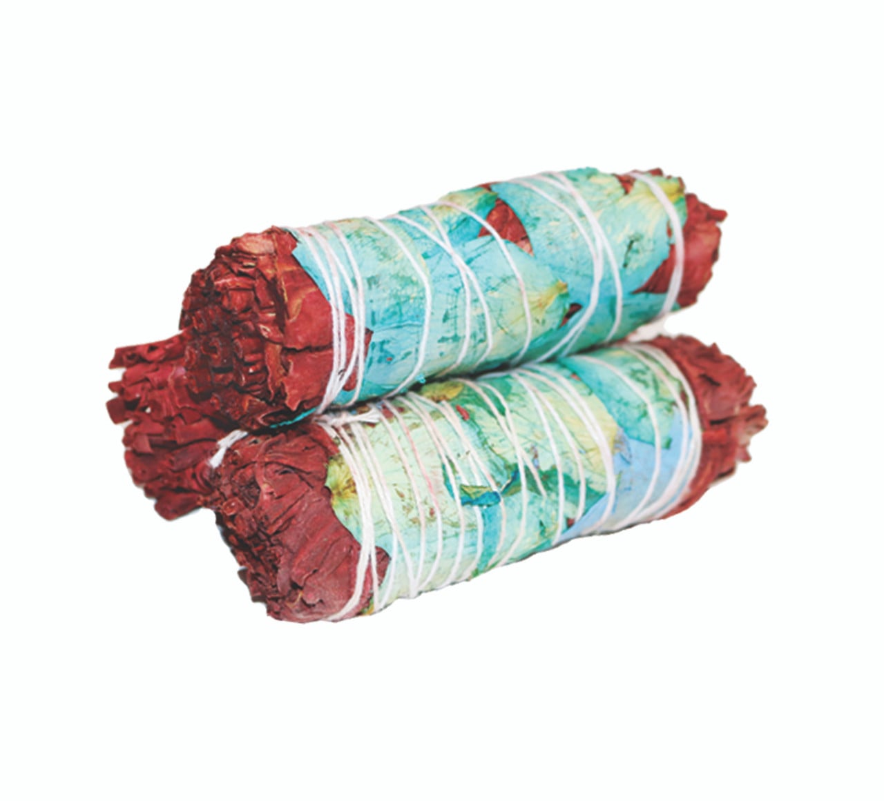 Dragon's Blood Sage with Blue Rose Petals 4"  PACK OF 12