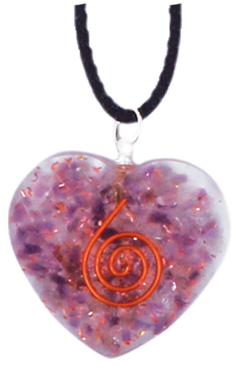 ORGONITE AMETHYST CRYSTAL PENDANT 3.5 CM